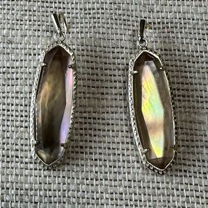 Kendra Scott Golden Abalone & Gold Earrings